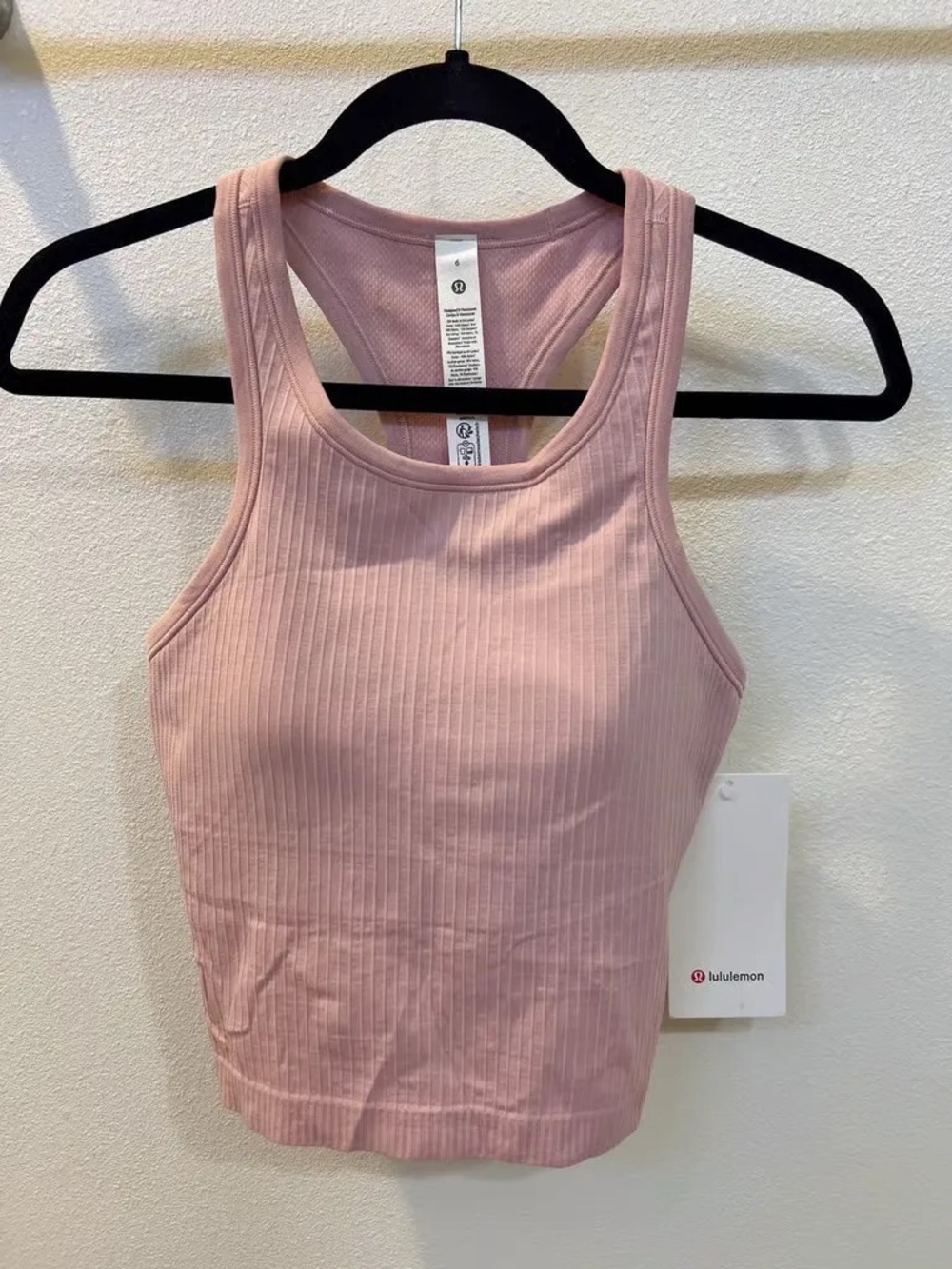 lululemon athletica Pink Pleated Tennis Skirt with Matching Ribbed Tank - Picture 2 of 3